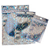 60Pcs 3 Styles Laser Plastic Resealable Bags ABAG-TA0001-56A-4