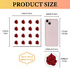 8 Sheets Plastic Waterproof Self-Adhesive Picture Stickers DIY-WH0428-073-2