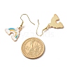 Alloy Enamel Dangle Earrings EJEW-JE04775-5