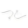 Anti-Tarnish Rhodium Plated 925 Sterling Silver Earring Hooks STER-T007-117P-2