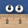 Brass Cubic Zirconia Spacer Beads KK-L215-004B-S02-2