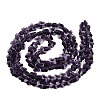 Transparent Glass Beads Strands GLAA-Q118-01A-B08-2
