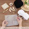 DIY Polycotton Braided Women's Crossbody Handbag Making Kits DIY-WH0349-353B-3