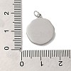 Tarnish Resistant 304 Stainless Steel Pendant Rhinestone Settings STAS-K263-34P-3