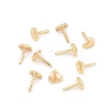 Heart Brass Head Pins KK-U051-02G-01-2