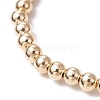 3Pcs 3 Styles CCB Plastic Beads & Opaque Acrylic Beads & ABS Plastic Imitation Pearl Round Beads Stretch Bracelet Set BJEW-JB11605-5