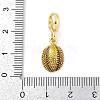 Brass Enamel Fruit European Dangle Charms KK-Z090-08G-07-3