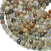 Natural Lodolite Quartz Beads Strands G-K389-E37-01-3