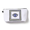 Evil Eye Theme Polyester Cosmetic Pouches ABAG-D009-01E-2