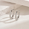 Classic Fashionable Brass Hoop Earrings for Women PJ2124-8-1