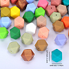 Hexagonal Silicone Beads SI-JX0020A-60-2