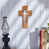 Wood Cross Wall Decoration AJEW-WH0270-135A-4
