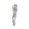 304 Stainless Steel S-Hook Clasps STAS-G373-04P-03-1