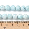 Natural Larimar Beads Strands G-B141-01-10mm-5