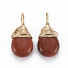 Synthetic Goldstone Pendants G-S359-294D-2