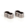 201 Stainless Steel Slide Charms/Slider Beads STAS-L244-08A-P-3