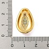 Rack Plating Brass Micro Pave Cubic Zirconia Pendants KK-P277-28G-01-3