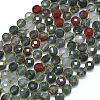 Natural African Bloodstone Beads Strands G-K389-B64-01-1