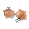 Natural Sunstone Pendants G-P540-01P-09-2