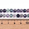 Natural Rainbow Fluorite Beads Strands G-S345-6mm-29-5