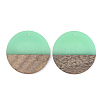 Resin & Walnut Wood Pendants RESI-T023-10E-1