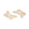 Brass Filigree Connector Charms KK-B064-03LG-2