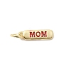 Brass Enamel Charms KK-P338-01G-C02-1