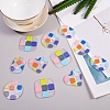 16Pcs 4 Style Transparent Acrylic Pendants KY-SZ0001-32-3