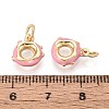 Brass Enamel Pendants KK-T072-21G-3