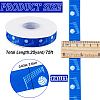 25 Yards Sport Ball Theme Printed Polyester Grosgrain Ribbon OCOR-WH20002-03B-02-2