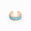 Alloy Rhinestone Cuff Earrings for Women WGFB2B6-05-1