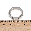 304 Stainless Steel Rhinestone Rotating Finger Rings RJEW-A074-01C-P-5