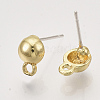 Alloy Stud Earring Findings PALLOY-S121-254B-2