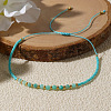 Natural Amazonite Beads Braided Bead Bracelets KZ2587-3-1