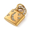 304 Stainless Steel Rhinestone Pendants RB-CBA324D-01G-04-2