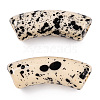 Opaque Spray Painted Acrylic Beads LS-X-MACR-S372-001F-B08-3