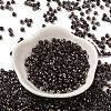 Transparent Inside Colours Glass Seed Beads SEED-H002-A-C224-2