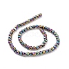 Electroplated Non-magnetic Synthetic Hematite Beads G-G862-02B-2