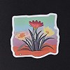 60Pcs PVC Plants PVC Waterproof Stickers Set STIC-C003-12-3