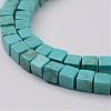 Natural Magnesite Bead Strands G-G931-02-6mm-3