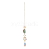 Brass & Crystal Suncatchers LS-HJEW-G018-04B-G-2