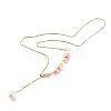 Adjustable Brass Lariat Necklaces NJEW-JN03446-04-1