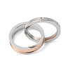 304 Stainless Steel Interlocking Ring Pendants STAS-U040-18P-B-1