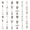 DICOSMETIC 4Bags Tibetan Style Alloy Pendants Sets DIY-DC0002-76-1