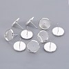 304 Stainless Steel Stud Earring Findings STAS-F188-01P-D-2