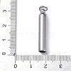 Openable 304 Stainless Steel Urn Ashes Pendants STAS-D097-14P-3