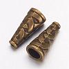 Tibetan Style Alloy Bead Cone TIBEB-00821-AB-NR-2