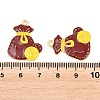 West Cowboy Theme Alloy Enamel Pendants ENAM-L056-01A-02-3
