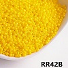 Opaque 11/0 Glass Seed Beads SEED-I013-2mm-RR42B-1