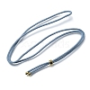 2.5MM Adjustable Braided Nylon Cords Necklace Making FB-CBAA152-02G-33-1